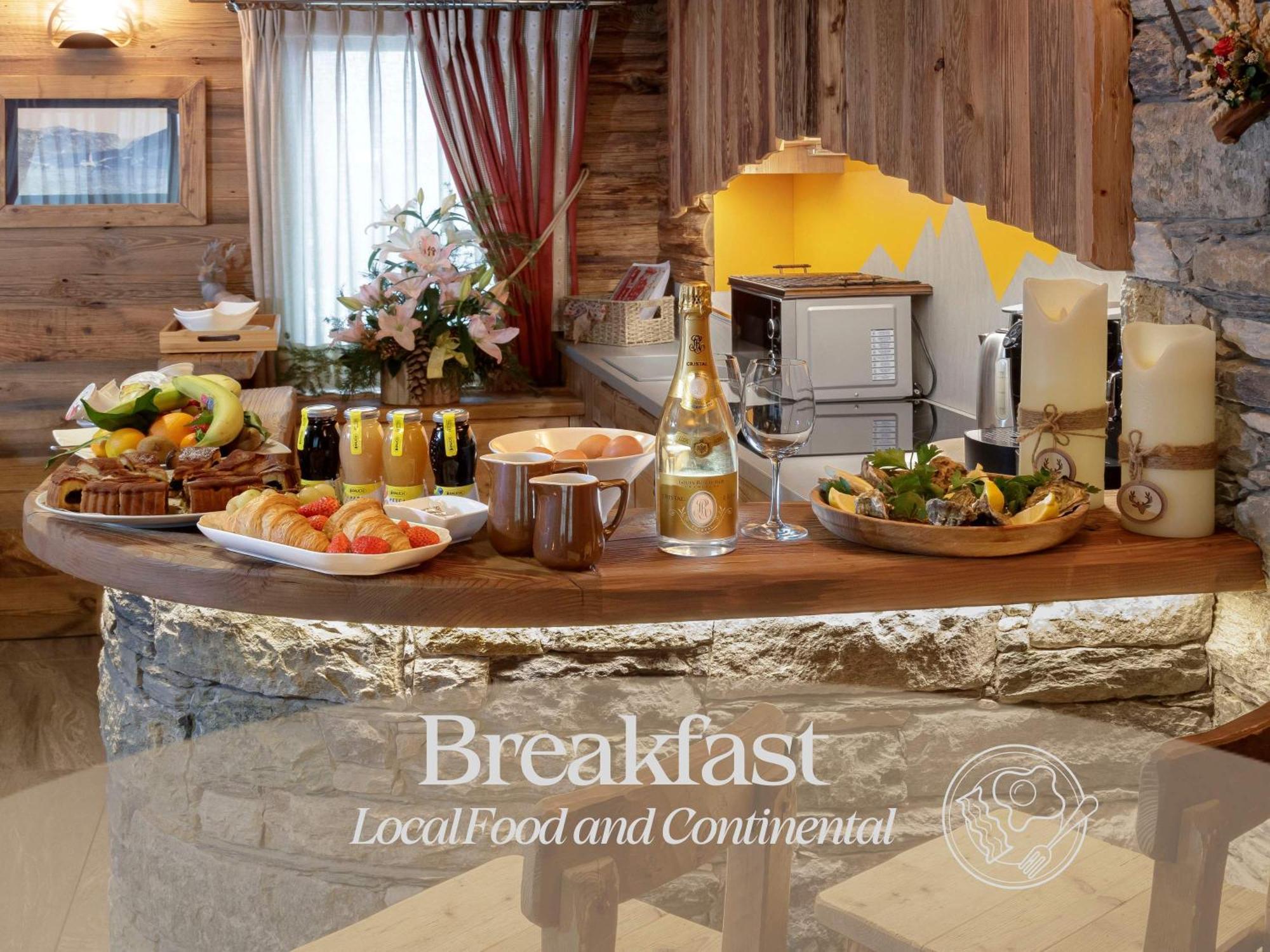 ברויל-קרוויניה Chalet Matterhorn Francois - Central Ski Chalet With Spa And Breakfast, 100Mt Lift מראה חיצוני תמונה